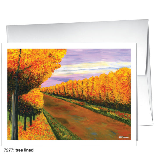 Tree Lined, Greeting Card (7277), A2, printedcanvas.com