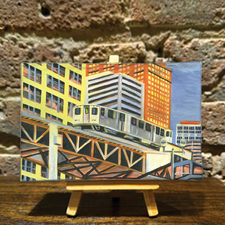 Next Stop, Chicago, Mini Artwork (MA-7279B)
