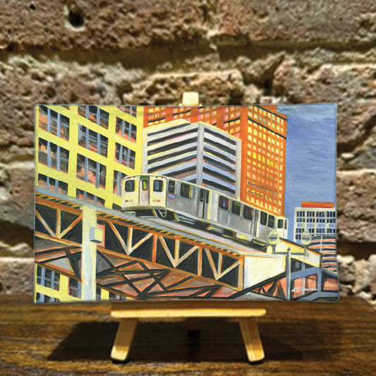 Next Stop, Chicago, Mini Artwork (MA-7279B)