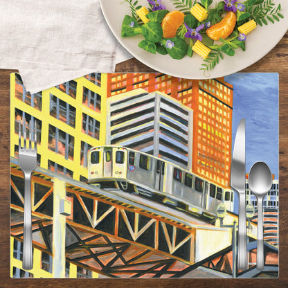 Next Stop, Chicago, Vinyl Coaster (CST-7279B)