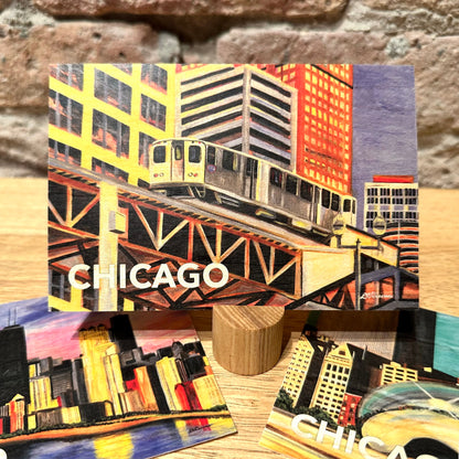 Next Stop, Wood Postcard (PCW-7279B)