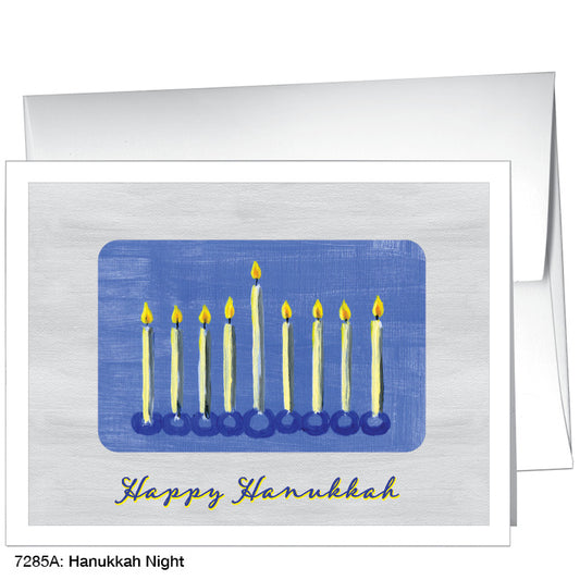 Hanukkah Night, Greeting Card (7285A)