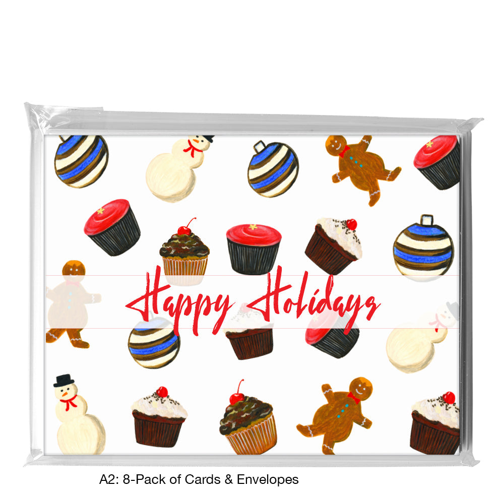 Holiday Cookies, Greeting Card (7286B), A2 8-Pack, printedcanvas.com