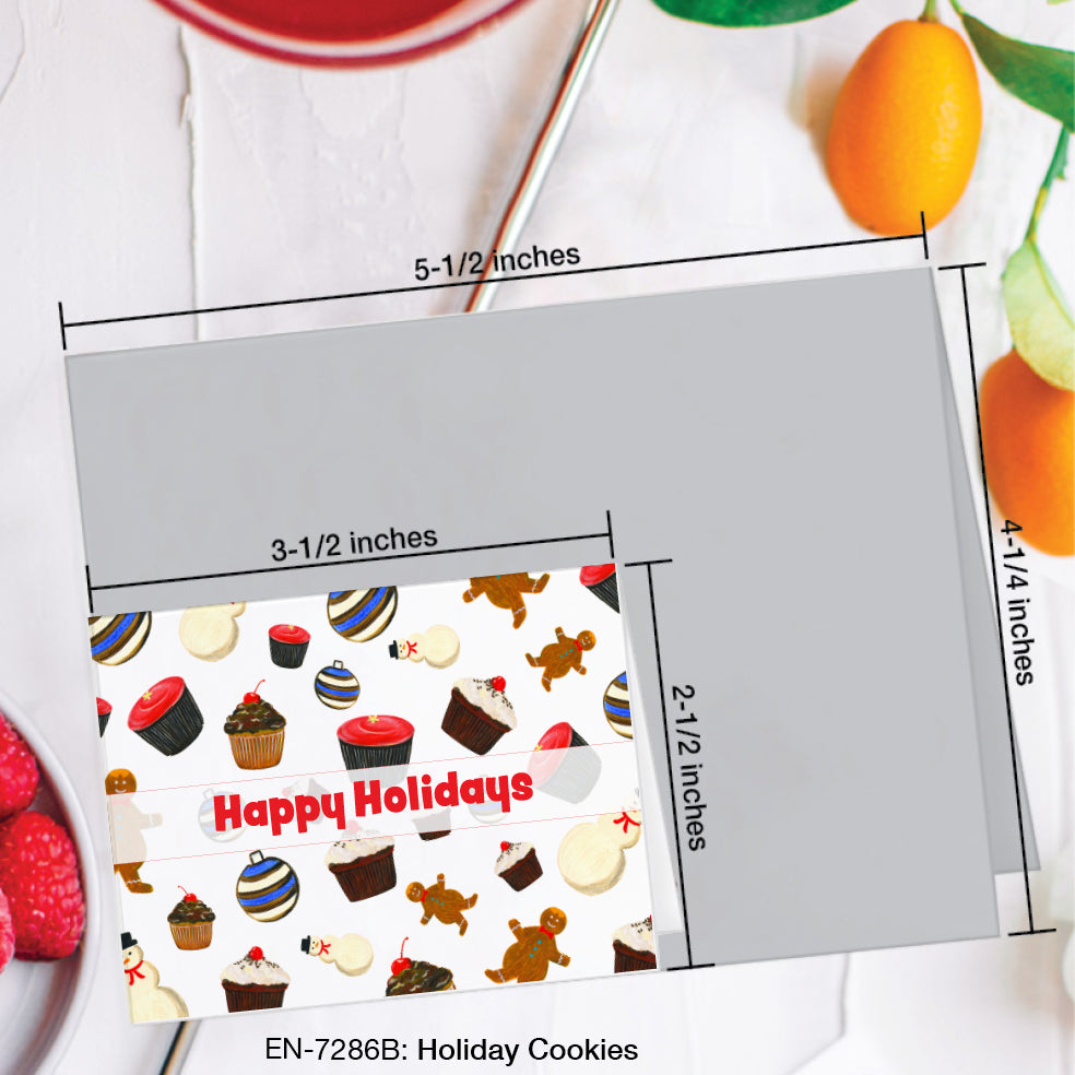 Holiday Cookies, Greeting Card (#7286B)
