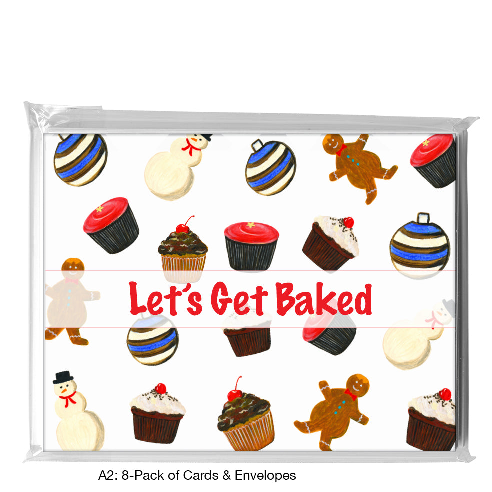 Holiday Cookies, Greeting Card (7286D), A2 8-Pack, printedcanvas.com