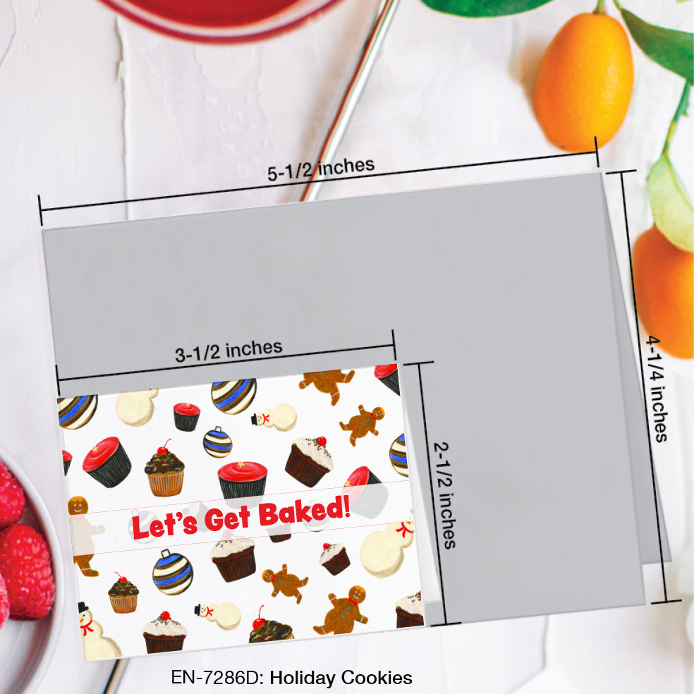 Holiday Cookies, Greeting Card (#7286D)