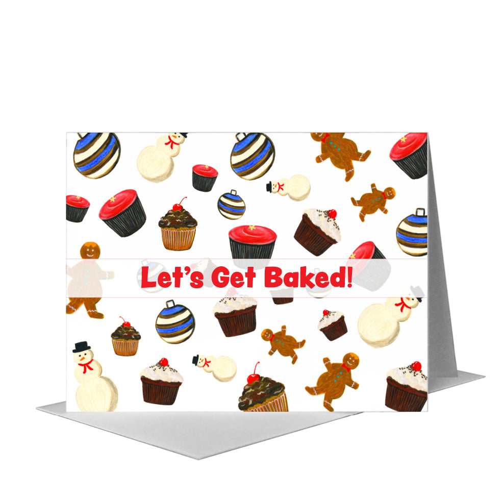 Holiday Cookies, Greeting Card (#7286D), A2 Card Front, www.printedcanvas.com