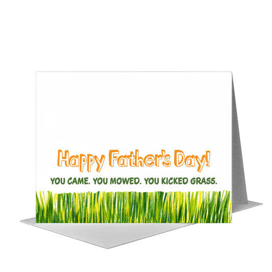 Grass, Greeting Card (#7290A) A2 Card Front, www.printedcanvas.com