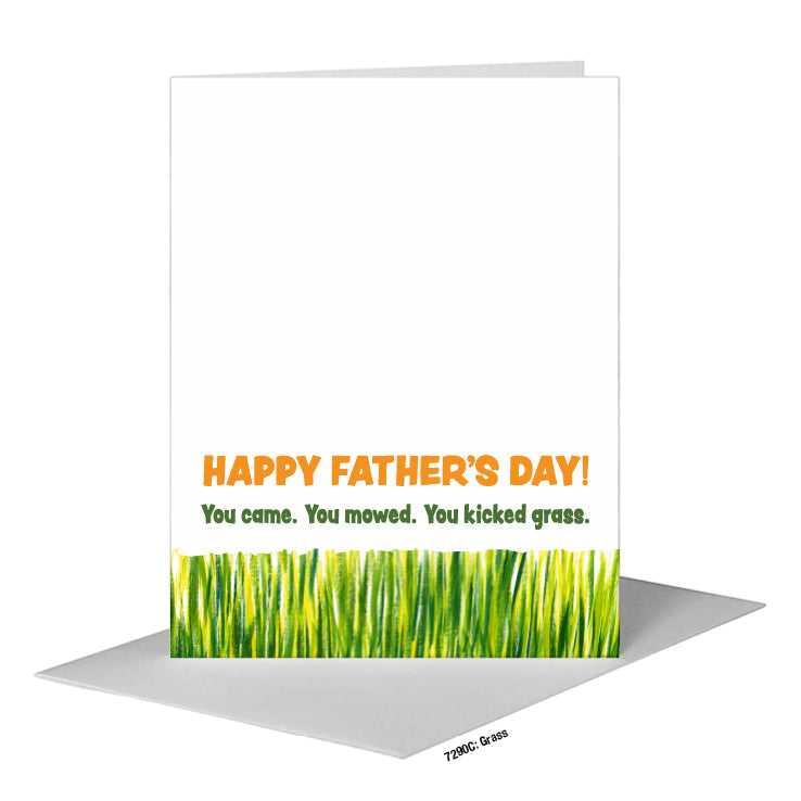 Grass, Greeting Card (#7290C) A2 Card Front, www.printedcanvas.com
