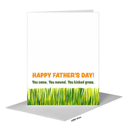 Grass, Greeting Card (#7290C) A2 Card Front, www.printedcanvas.com