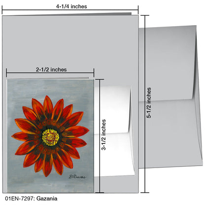 Gazania, Greeting Card (7297), Enclosure, printedcanvas.com