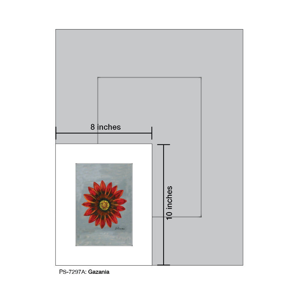 Gazania, Print (#7297A)