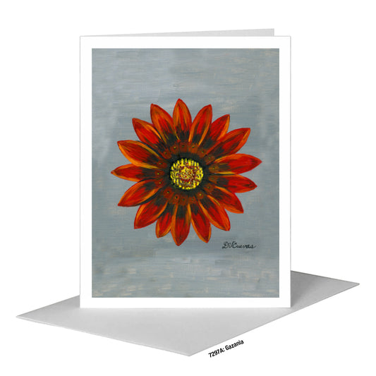 Gazania, Greeting Card (#7297A)