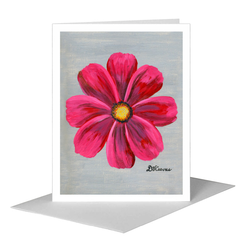 Cosmos, Greeting Card (#7298D), A2 Card Front, www.printedcanvas.com
