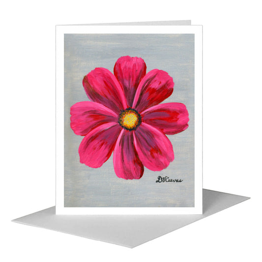 Cosmos, Greeting Card (#7298D) A2 Card Front, www.printedcanvas.com