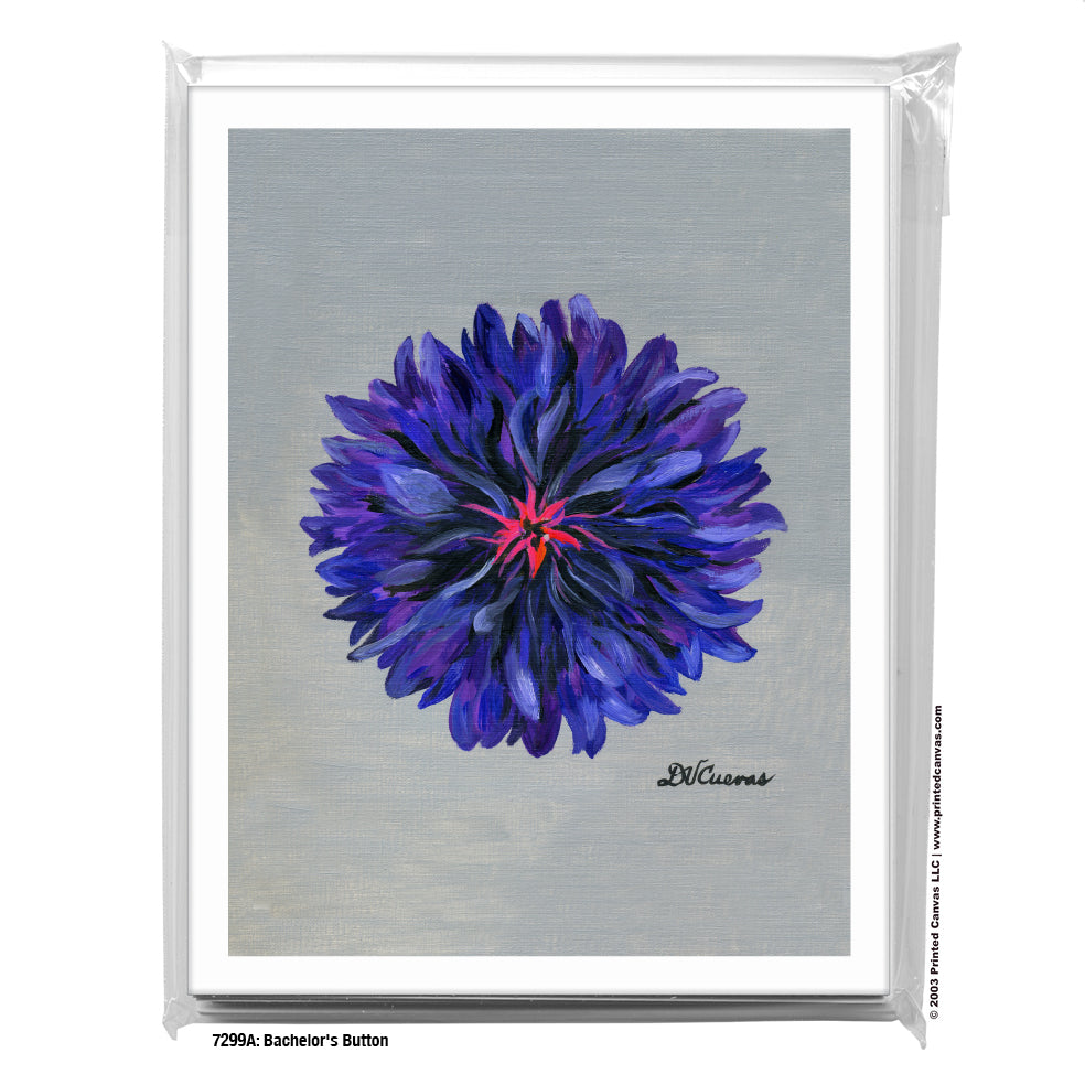 Bachelor's Button, Greeting Card (#7299A)