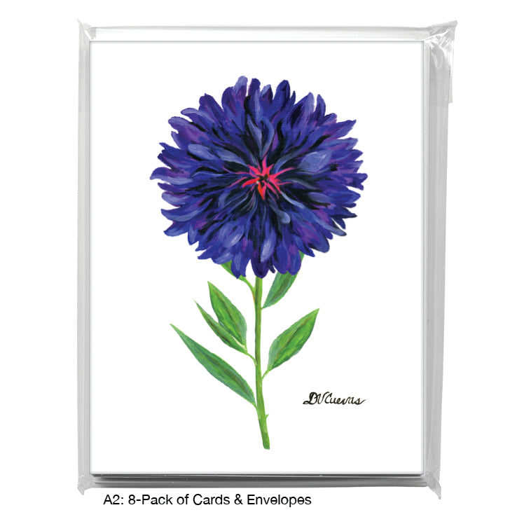 Bachelor's Button, Greeting Card (#7299F)