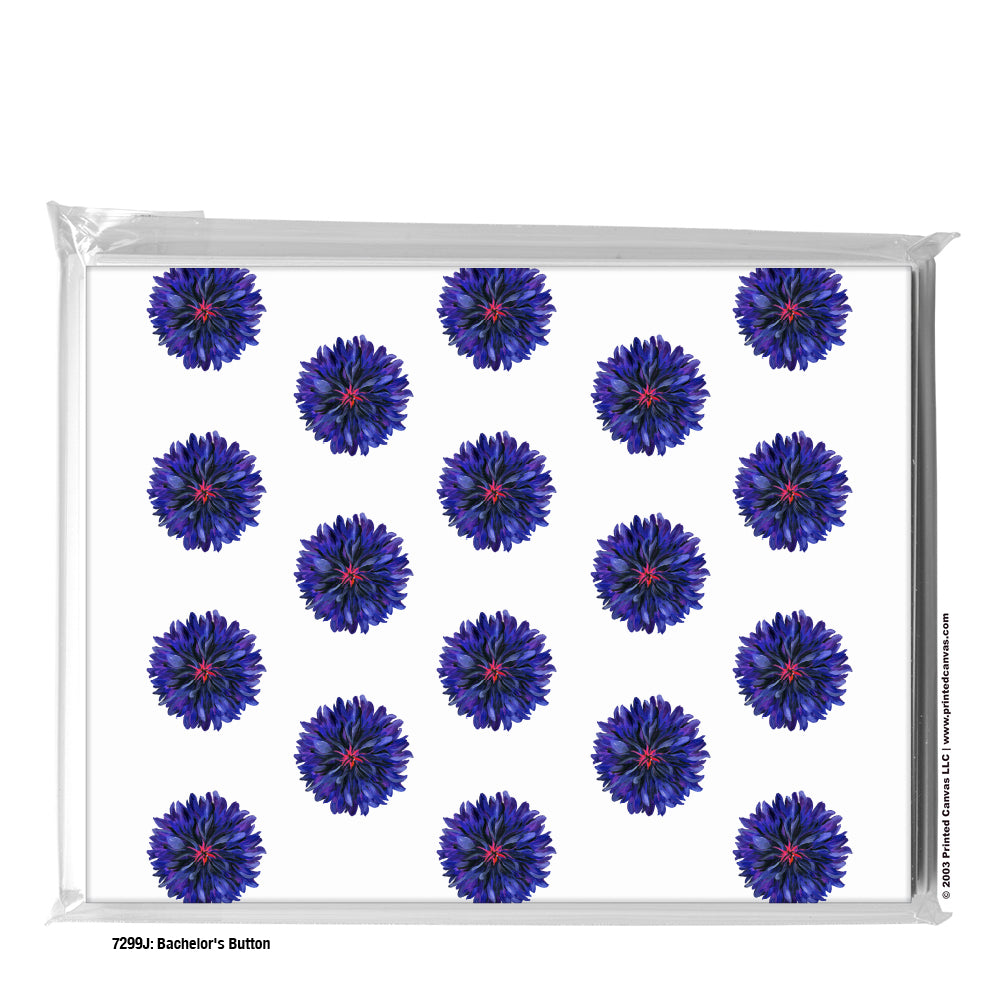 Bachelor's Button, Greeting Card (#7299J)