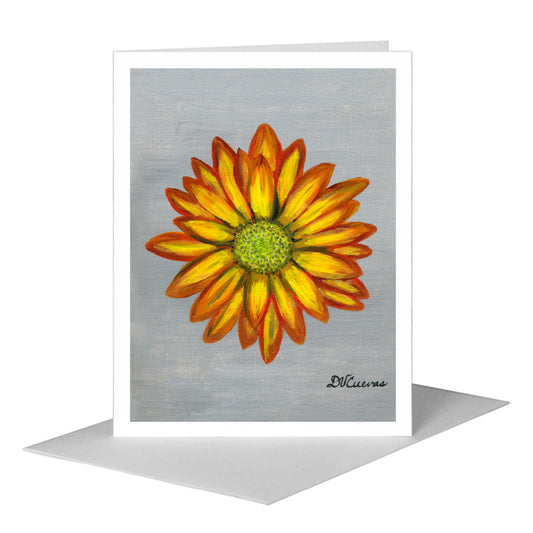 Florist's Chrysanthemum, Greeting Card (#7300A) A2 Card Front, www.printedcanvas.com
