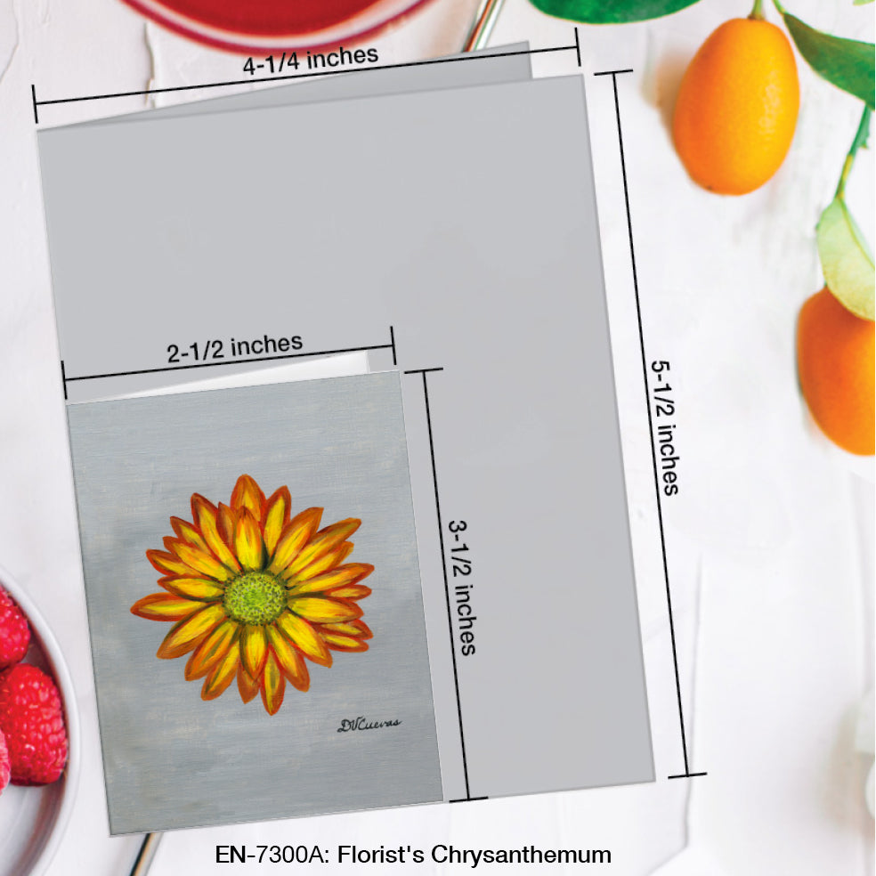 Florist's Chrysanthemum, Greeting Card (#7300A)