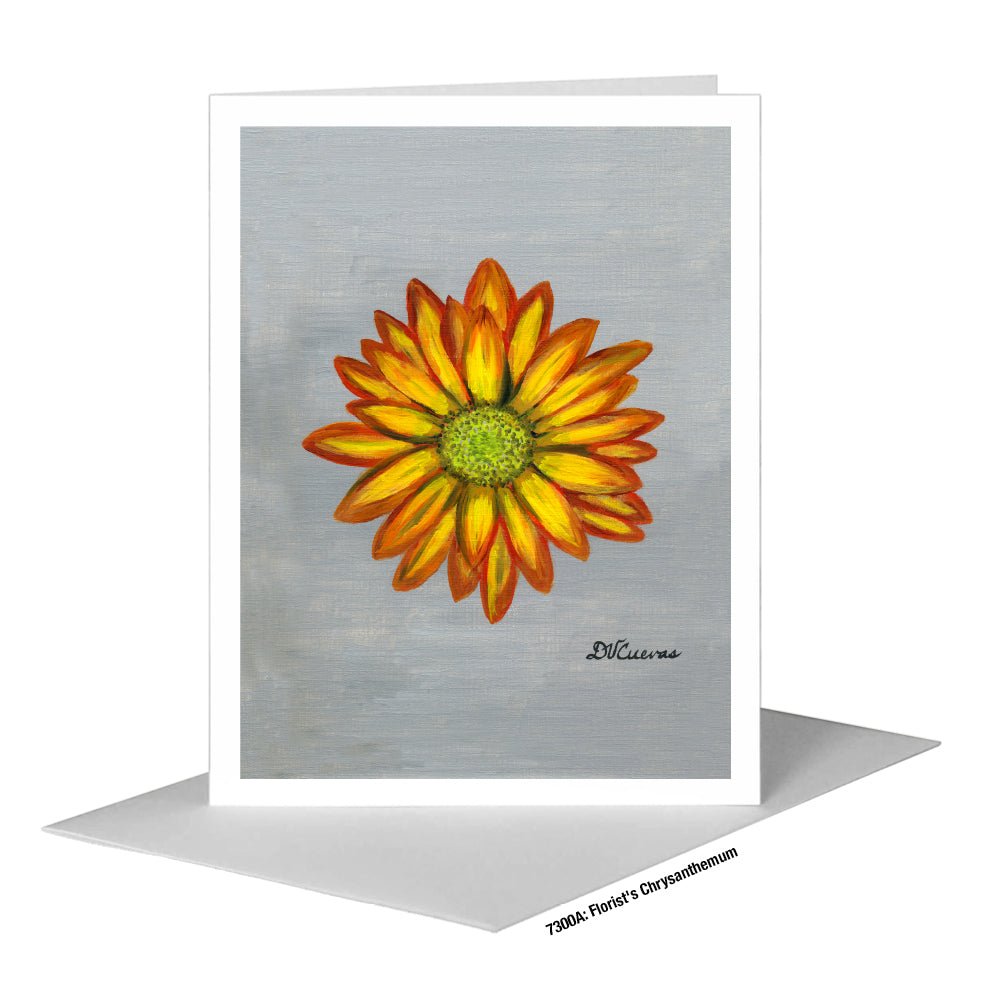 Florist's Chrysanthemum, Greeting Card (#7300A)