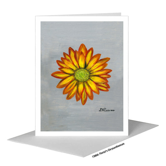 Florist's Chrysanthemum, Greeting Card (#7300A)