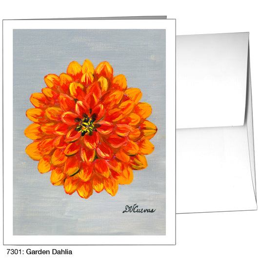 Garden Dahlia, Greeting Card (7301), A2, printedcanvas.com