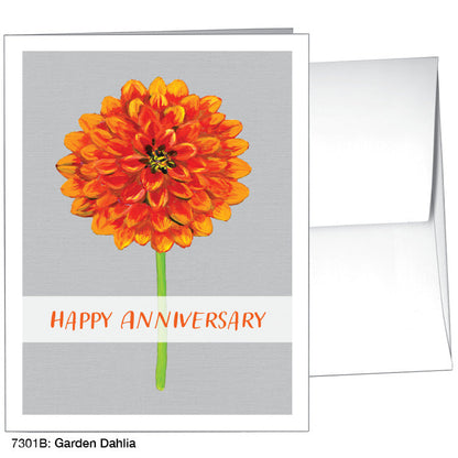 Garden Dahlia, Greeting Card (7301B), A2, printedcanvas.com