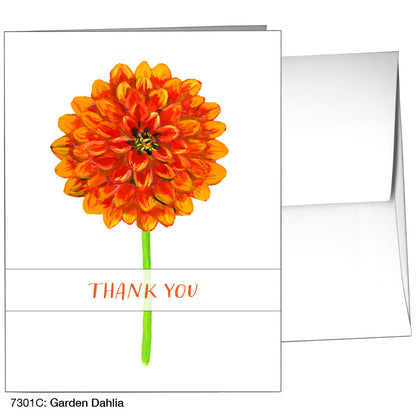 Garden Dahlia, Greeting Card (7301C)