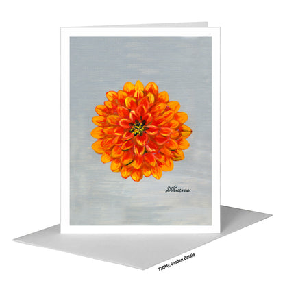 Garden Dahlia, Greeting Card (#7301G)