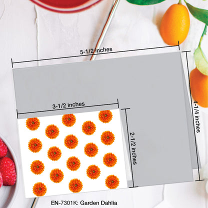 Garden Dahlia, Greeting Card (#7301K)
