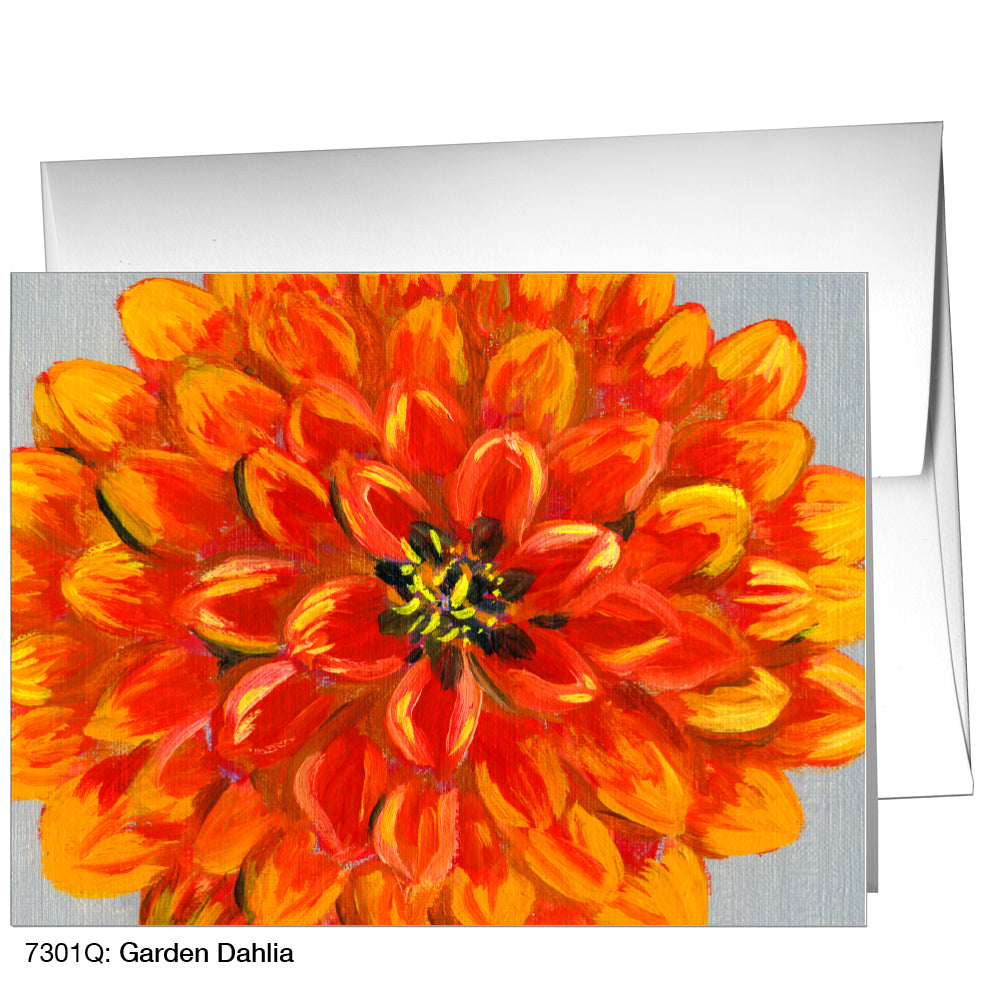 Garden Dahlia, Greeting Card (7301Q)