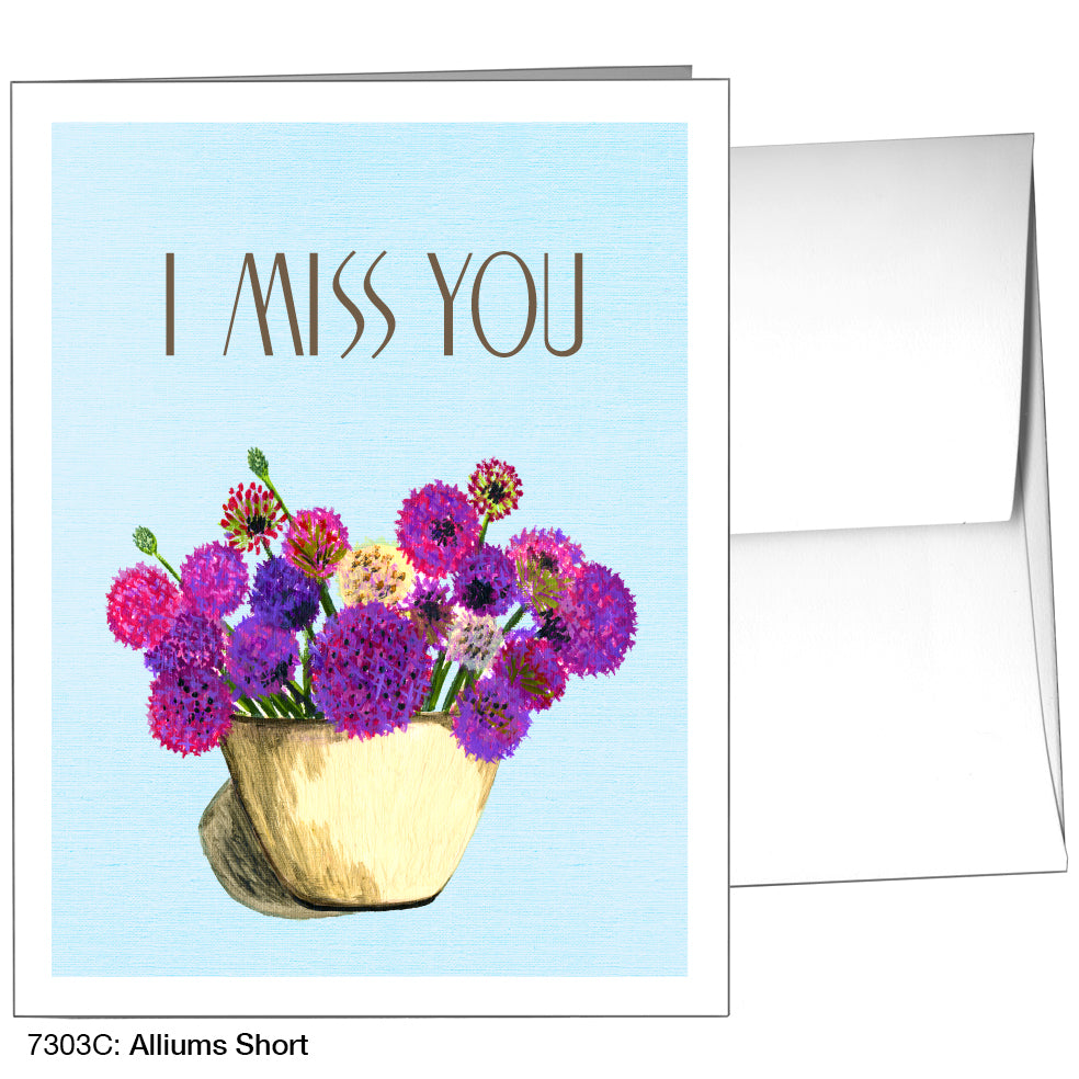 Alliums Short, Greeting Card (7303C)