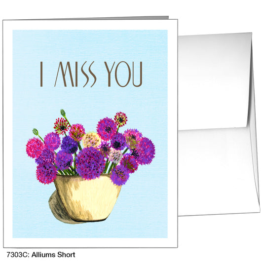 Alliums Short, Greeting Card (7303C)