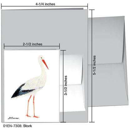 Stork, Greeting Card (7308), Enclosure, printedcanvas.com