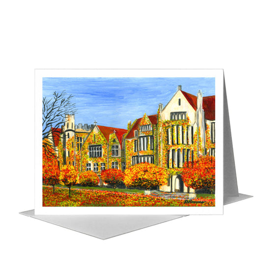 University of Chicago, Greeting Card (#7310A) A2 Card Front, www.printedcanvas.com