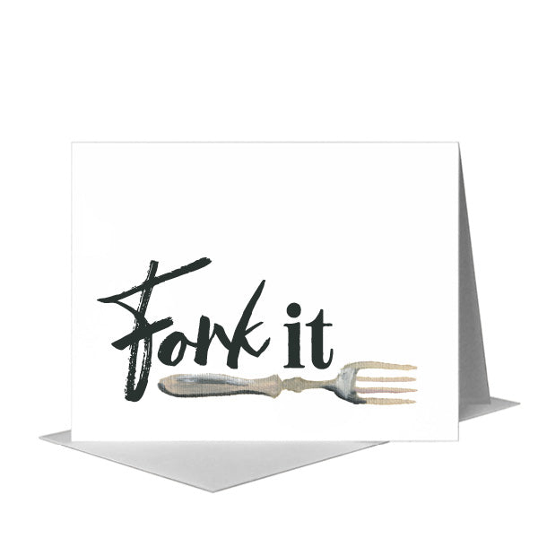 Silverware, Greeting Card (#7311A), A2 Card Front, www.printedcanvas.com
