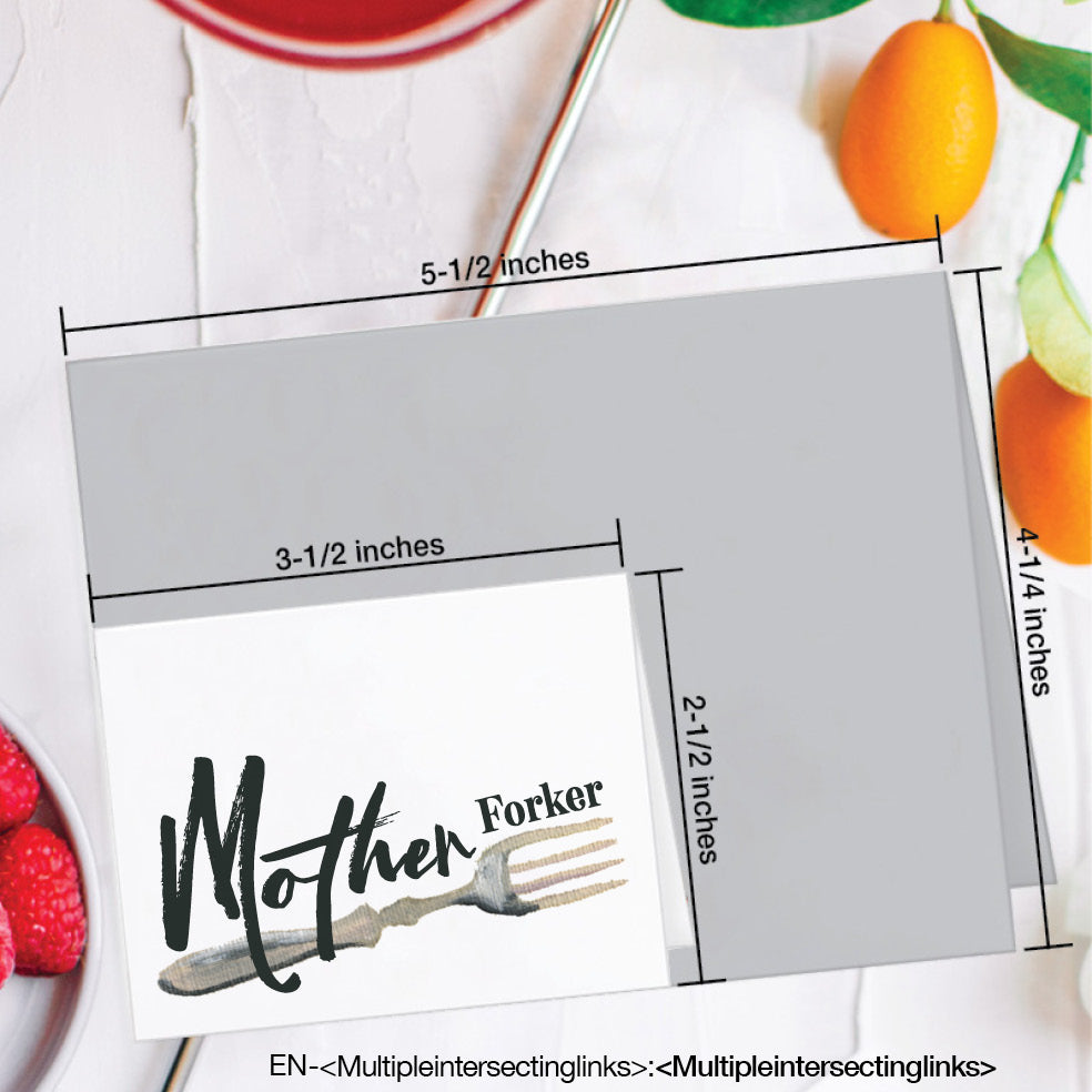 Silverware, Greeting Card (#7311B), Enclosure, www.printedcanvas.com