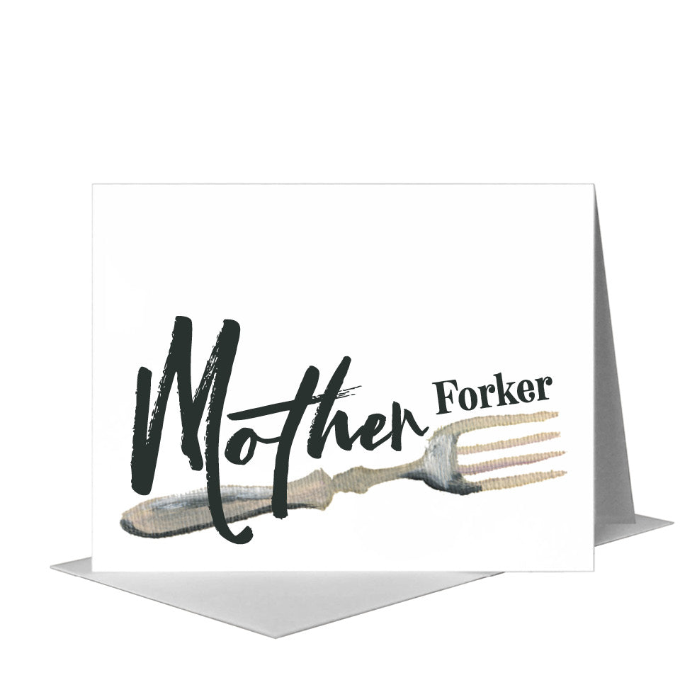 Silverware, Greeting Card (#7311B) A2 Card Front, www.printedcanvas.com