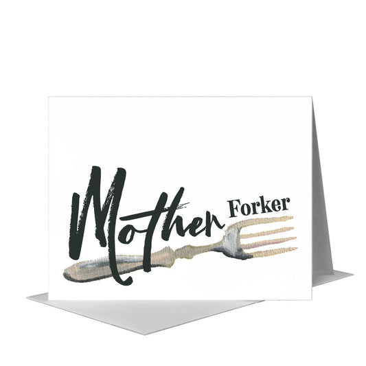 Silverware, Greeting Card (#7311B) A2 Card Front, www.printedcanvas.com