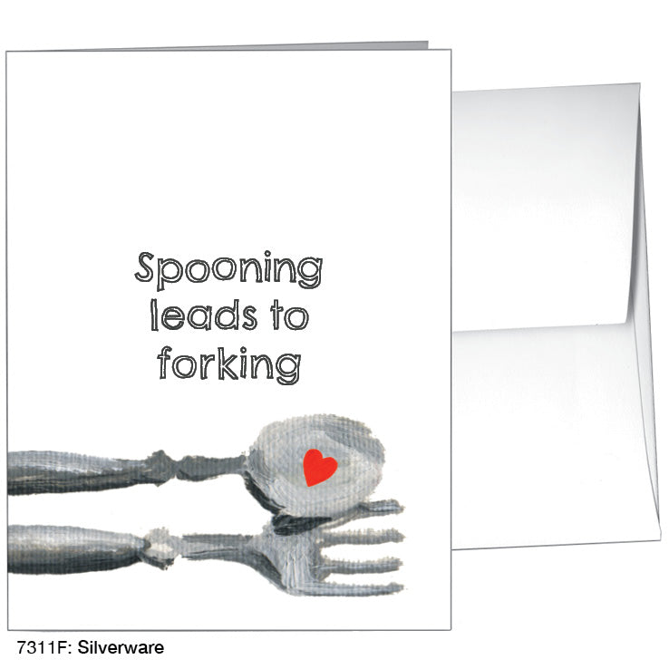 Silverware, Greeting Card (#7311F)