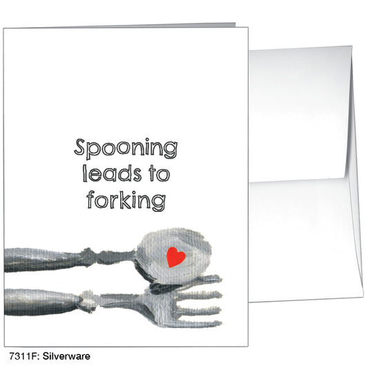 Silverware, Greeting Card (#7311F)