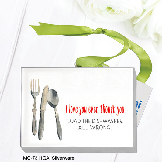 Silverware, Mini Canvas (MC-7311QA), Front, printedcanvas.com