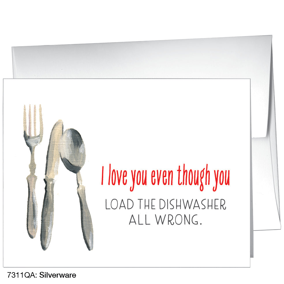 Silverware, Greeting Card (7311QA), A2, printedcanvas.com