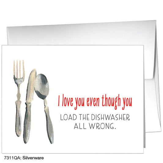 Silverware, Greeting Card (7311QA), A2, printedcanvas.com