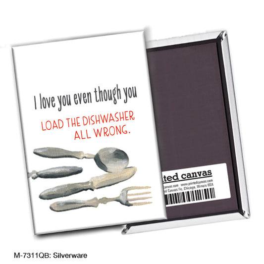Silverware, Magnet (M-7311QB), front, printedcanvas.com