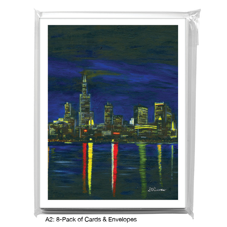 Chicago Lights, Greeting Card (7315E)