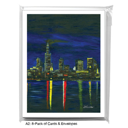 Chicago Lights, Greeting Card (7315E)