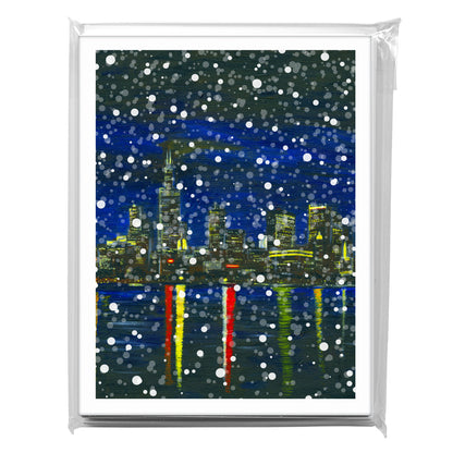 Chicago Lights, Greeting Card (7315F), A2 8-Pack, printedcanvas.com