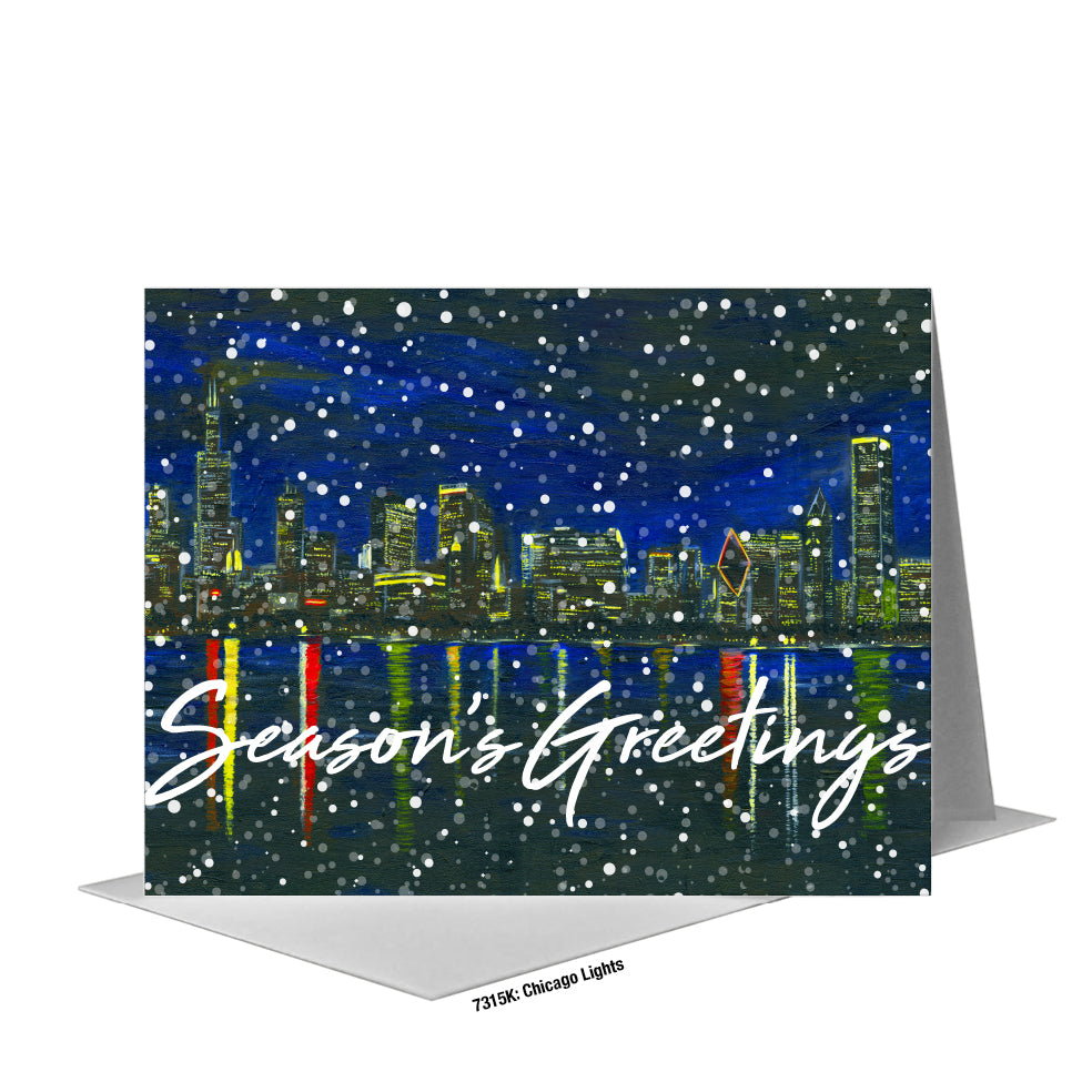 Chicago Lights, Greeting Card (#7315K)
